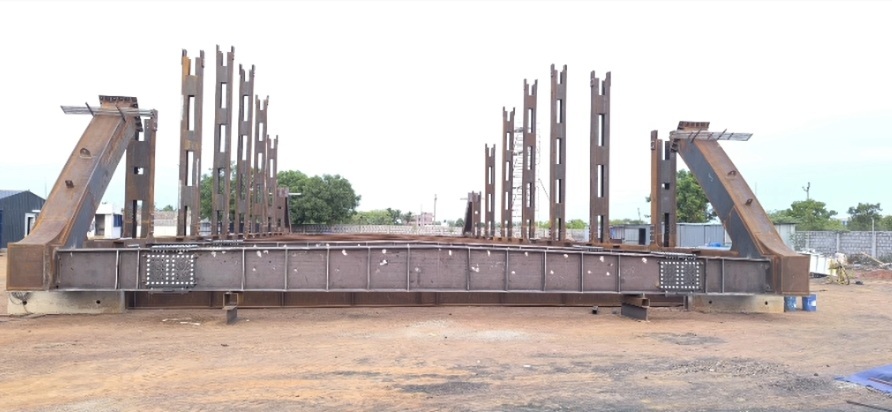 Kochi-Munnar Arch Staging and bow string arch bridge construction